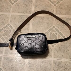 Michael Kors Black Logo Belt Bag